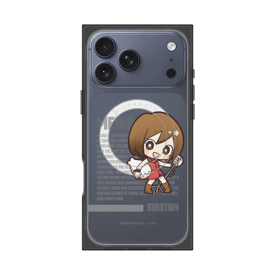プレミアムスクエアケース with MagSafe［ しろたん×初音ミク - MEIKO - デジタルコード ］
