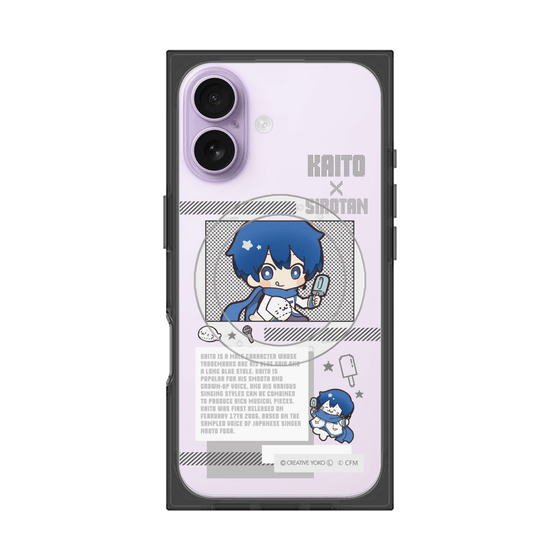 プレミアムスクエアケース with MagSafe［ しろたん×初音ミク - KAITO - インフォグラフィック ］