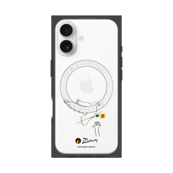 プレミアムスクエアケース with MagSafe［ PICASSO - Dove of Peace ］