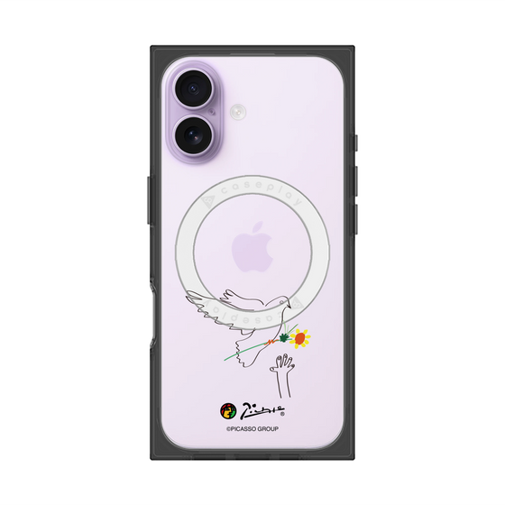 プレミアムスクエアケース with MagSafe［ PICASSO - Dove of Peace ］