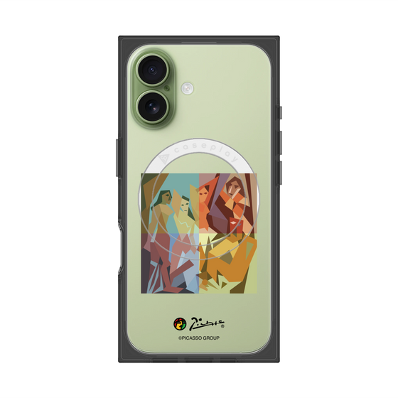 プレミアムスクエアケース with MagSafe［ PICASSO - Les Demoiselles d'Avignon ］