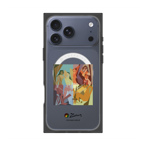 プレミアムスクエアケース with MagSafe［ PICASSO - Les Demoiselles d'Avignon ］
