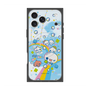 プレミアムスクエアケース with MagSafe［ ぷくぷくあわわちゃん - レインボー ］