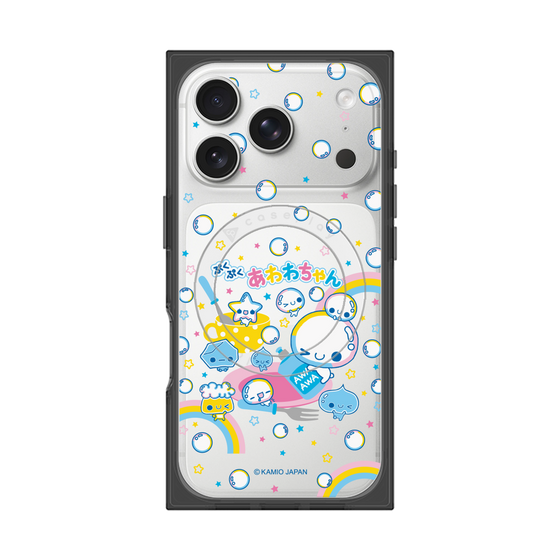 プレミアムスクエアケース with MagSafe［ ぷくぷくあわわちゃん - しゃぼんだま ］