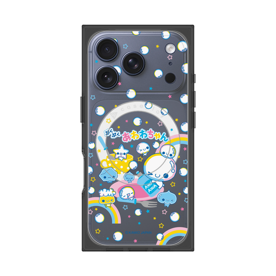 プレミアムスクエアケース with MagSafe［ ぷくぷくあわわちゃん - しゃぼんだま ］