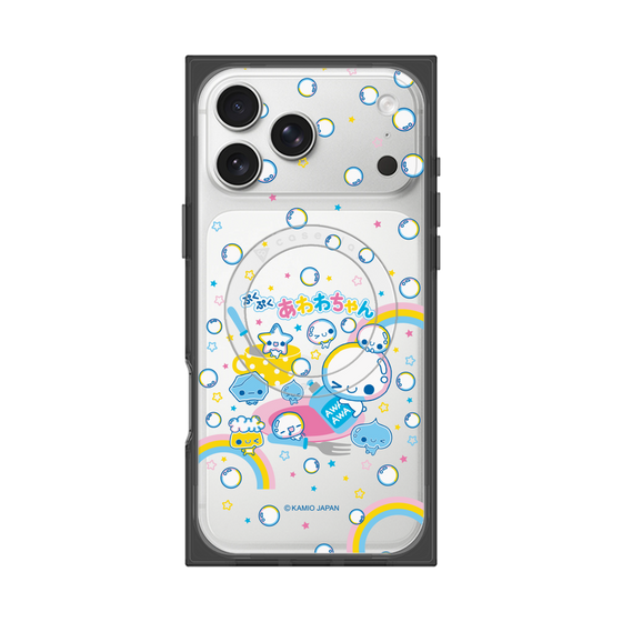 プレミアムスクエアケース with MagSafe［ ぷくぷくあわわちゃん - しゃぼんだま ］