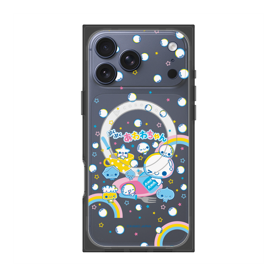 プレミアムスクエアケース with MagSafe［ ぷくぷくあわわちゃん - しゃぼんだま ］
