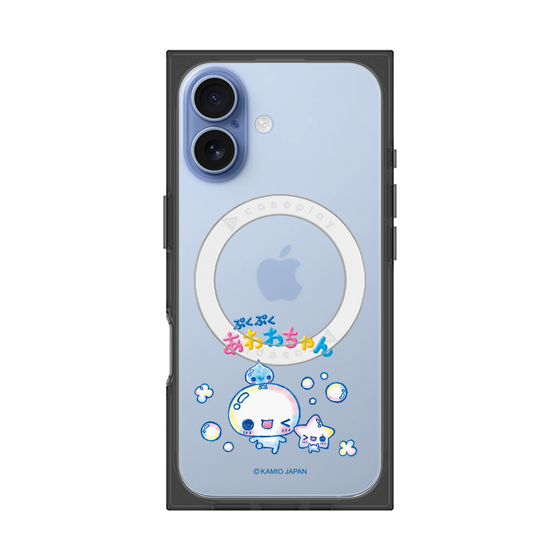 プレミアムスクエアケース with MagSafe［ ぷくぷくあわわちゃん - 仲良し ］