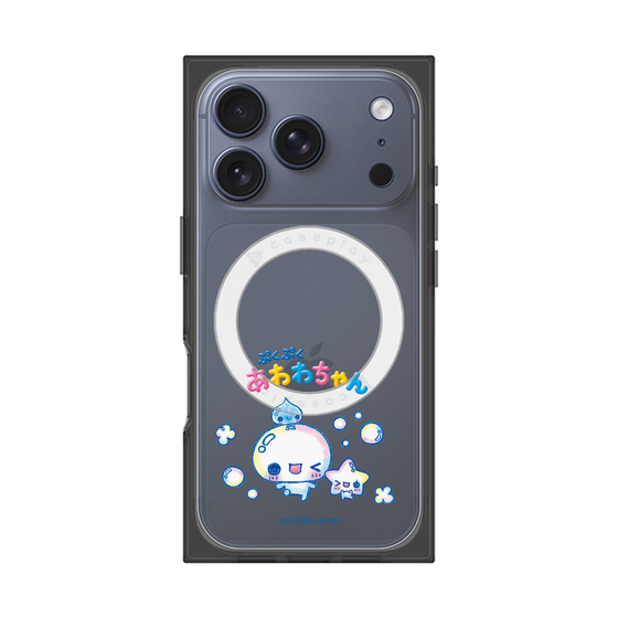 プレミアムスクエアケース with MagSafe［ ぷくぷくあわわちゃん - 仲良し ］