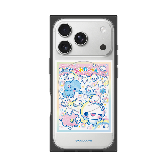 プレミアムスクエアケース with MagSafe［ ぷくぷくあわわちゃん - お友達 ］