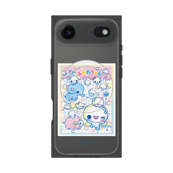 プレミアムスクエアケース with MagSafe［ ぷくぷくあわわちゃん - お友達 ］