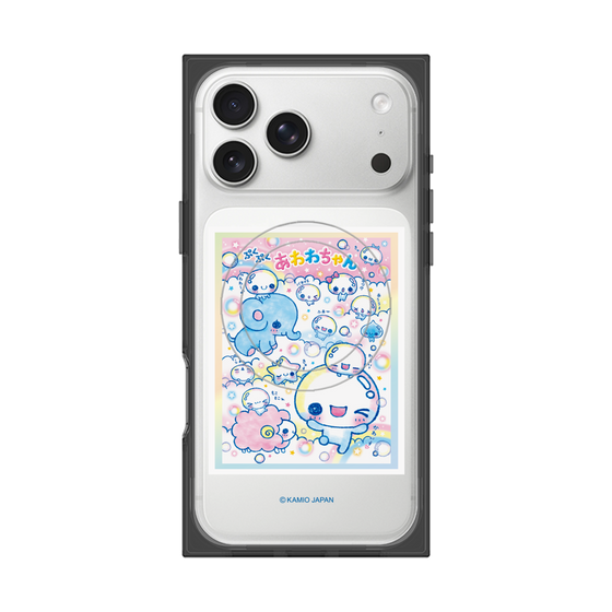 プレミアムスクエアケース with MagSafe［ ぷくぷくあわわちゃん - お友達 ］
