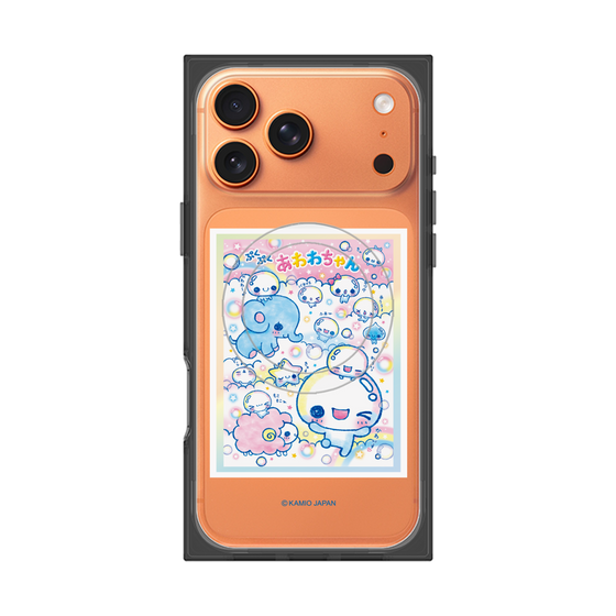 プレミアムスクエアケース with MagSafe［ ぷくぷくあわわちゃん - お友達 ］