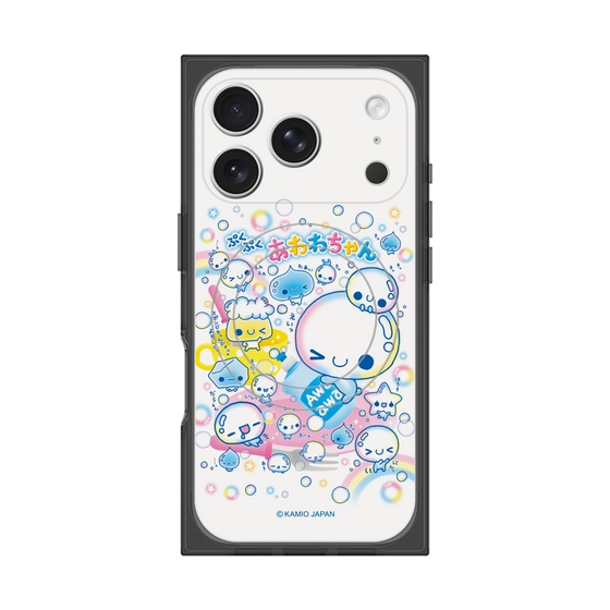 プレミアムスクエアケース with MagSafe［ ぷくぷくあわわちゃん - あわあわ ］