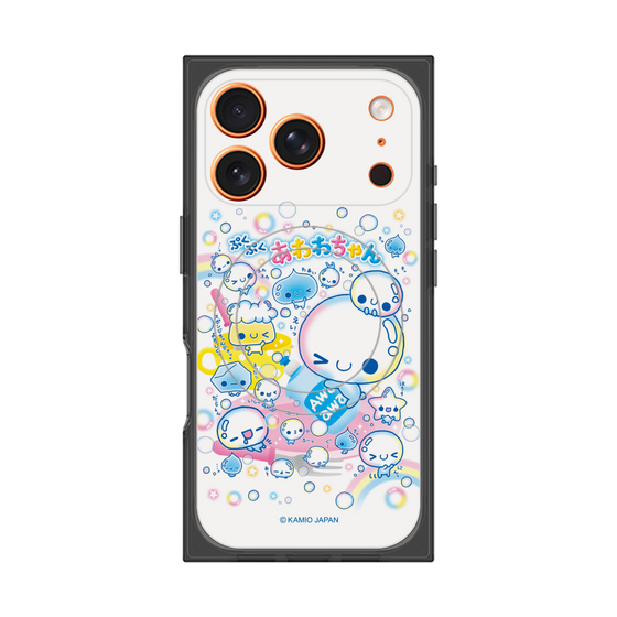 プレミアムスクエアケース with MagSafe［ ぷくぷくあわわちゃん - あわあわ ］