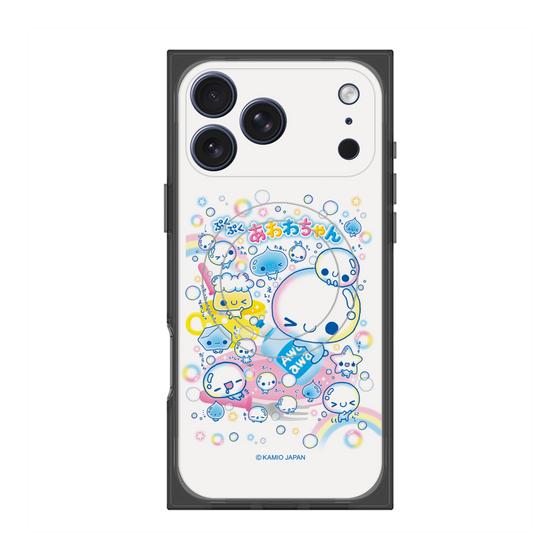 プレミアムスクエアケース with MagSafe［ ぷくぷくあわわちゃん - あわあわ ］