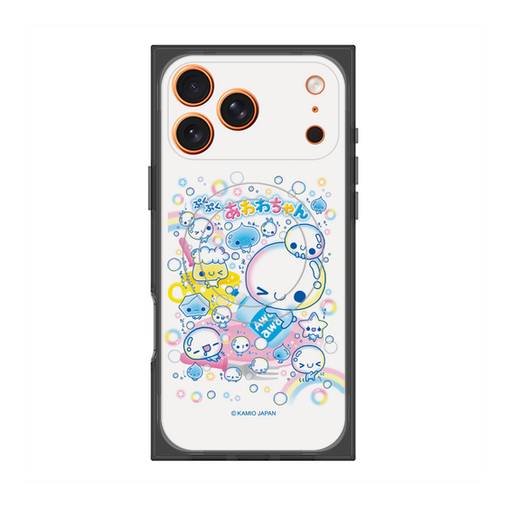 プレミアムスクエアケース with MagSafe［ ぷくぷくあわわちゃん - あわあわ ］