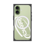 プレミアムスクエアケース with MagSafe［ LATENCY - Circle logo - Clear ］