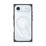プレミアムスクエアケース with MagSafe［ LATENCY - Circle logo - Clear ］