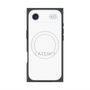 プレミアムスクエアケース with MagSafe［ LATENCY - Logotype - White ］