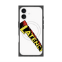 プレミアムスクエアケース with MagSafe［ LATENCY - Rock logo - White ］