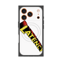 プレミアムスクエアケース with MagSafe［ LATENCY - Rock logo - White ］