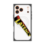プレミアムスクエアケース with MagSafe［ LATENCY - Rock logo - White ］