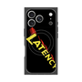 プレミアムスクエアケース with MagSafe［ LATENCY - Rock logo - Black ］