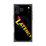 プレミアムスクエアケース with MagSafe［ LATENCY - Rock logo - Black ］