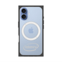 プレミアムスクエアケース with MagSafe［ LATENCY - Circle logo - Gray ］