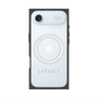 プレミアムスクエアケース with MagSafe［ LATENCY - Logotype - Gray ］