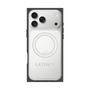 プレミアムスクエアケース with MagSafe［ LATENCY - Logotype - Gray ］