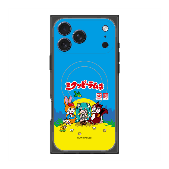 プレミアムスクエアケース with MagSafe［ 初音ミク×クッピーラムネ - パッケージ ］