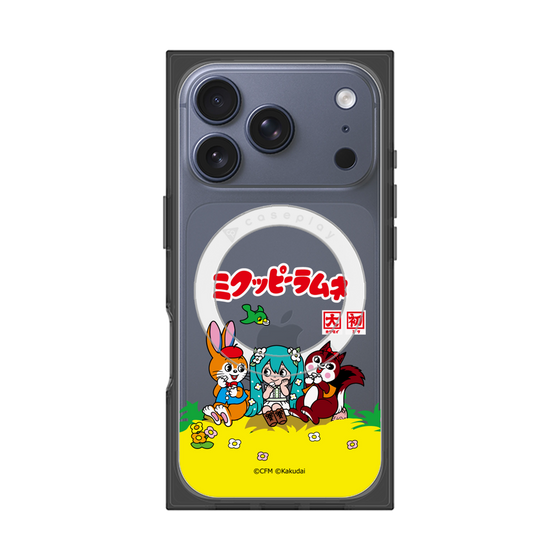 プレミアムスクエアケース with MagSafe［ 初音ミク×クッピーラムネ - パッケージ - クリア ］