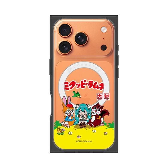 プレミアムスクエアケース with MagSafe［ 初音ミク×クッピーラムネ - パッケージ - クリア ］