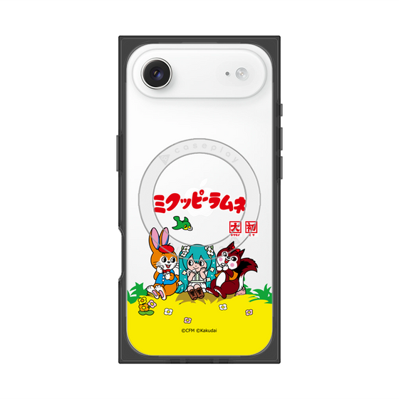 プレミアムスクエアケース with MagSafe［ 初音ミク×クッピーラムネ - パッケージ - クリア ］