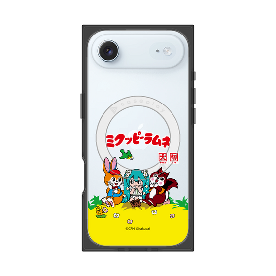 プレミアムスクエアケース with MagSafe［ 初音ミク×クッピーラムネ - パッケージ - クリア ］