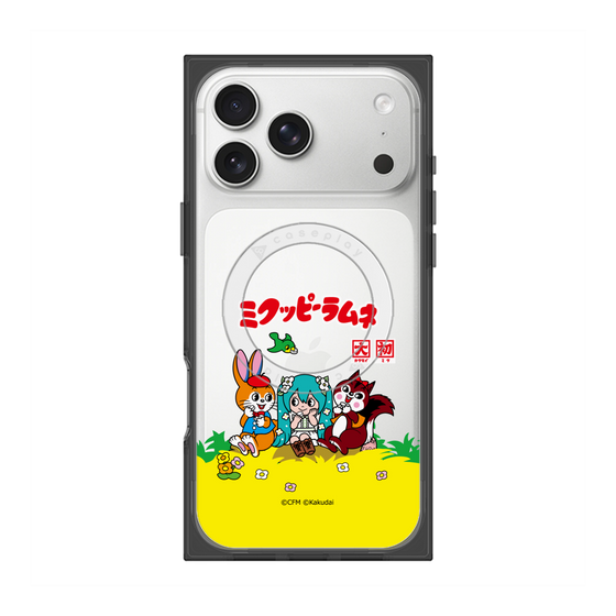 プレミアムスクエアケース with MagSafe［ 初音ミク×クッピーラムネ - パッケージ - クリア ］