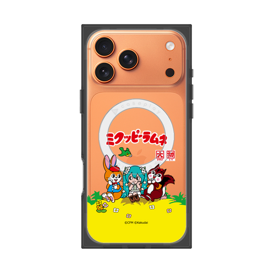プレミアムスクエアケース with MagSafe［ 初音ミク×クッピーラムネ - パッケージ - クリア ］