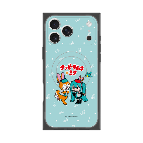 プレミアムスクエアケース with MagSafe［ 初音ミク×クッピーラムネ - 初音ミク×クッピー - デフォルメイラスト ］