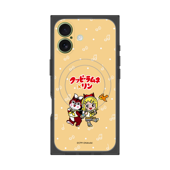 プレミアムスクエアケース with MagSafe［ 初音ミク×クッピーラムネ - 鏡音リン×ラム - デフォルメイラスト ］