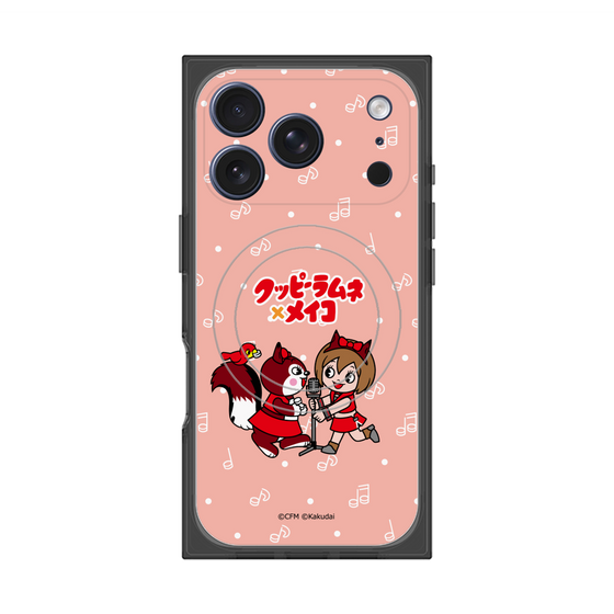 プレミアムスクエアケース with MagSafe［ 初音ミク×クッピーラムネ - MEIKO×ラム - デフォルメイラスト ］