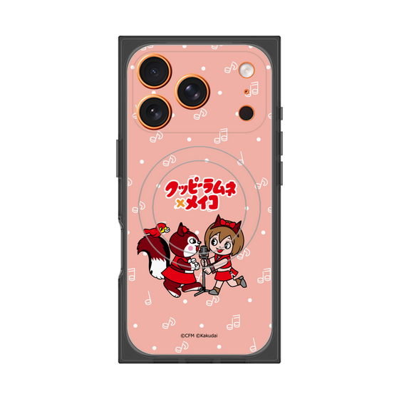 プレミアムスクエアケース with MagSafe［ 初音ミク×クッピーラムネ - MEIKO×ラム - デフォルメイラスト ］