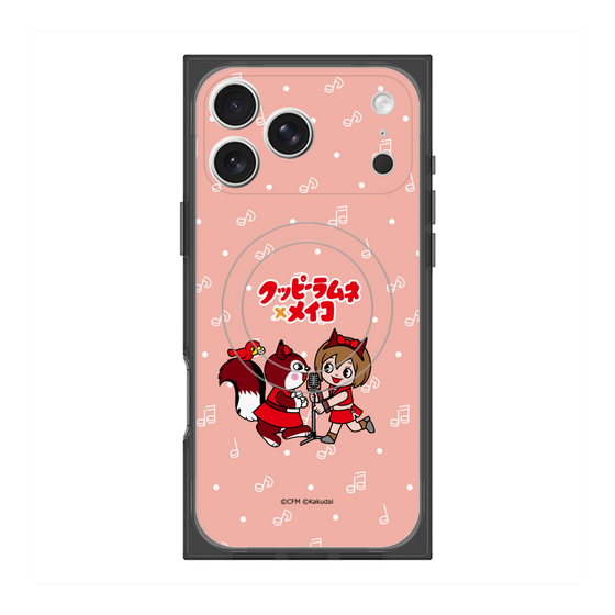 プレミアムスクエアケース with MagSafe［ 初音ミク×クッピーラムネ - MEIKO×ラム - デフォルメイラスト ］