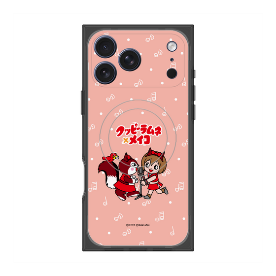 プレミアムスクエアケース with MagSafe［ 初音ミク×クッピーラムネ - MEIKO×ラム - デフォルメイラスト ］