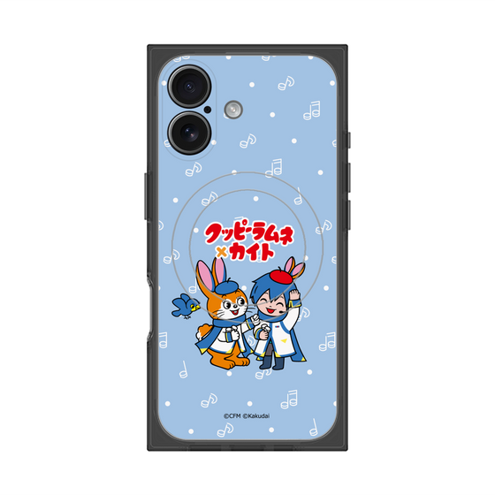 プレミアムスクエアケース with MagSafe［ 初音ミク×クッピーラムネ - KAITO×クッピー - デフォルメイラスト ］