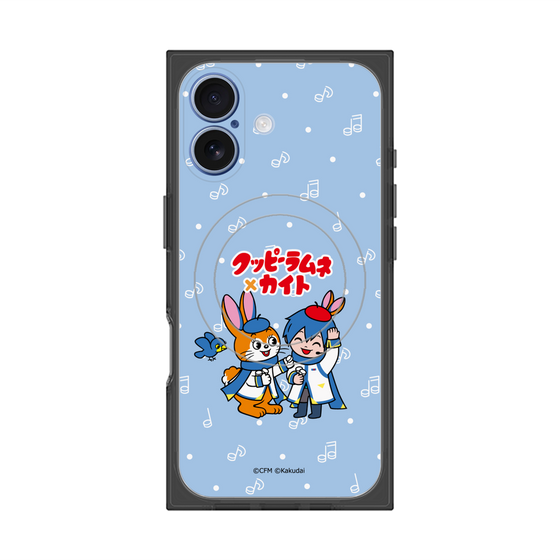 プレミアムスクエアケース with MagSafe［ 初音ミク×クッピーラムネ - KAITO×クッピー - デフォルメイラスト ］