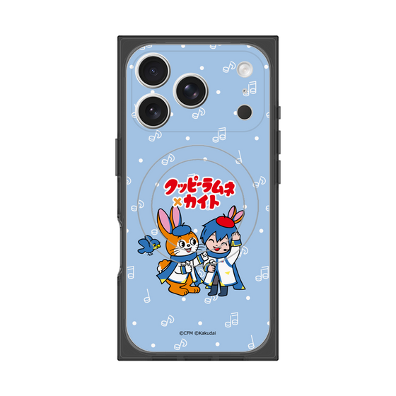 プレミアムスクエアケース with MagSafe［ 初音ミク×クッピーラムネ - KAITO×クッピー - デフォルメイラスト ］