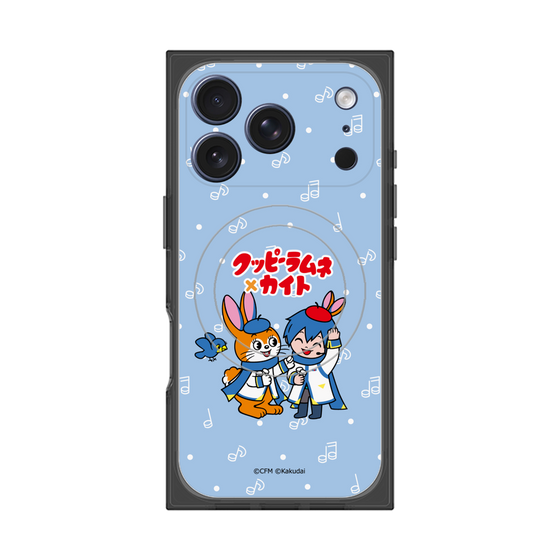 プレミアムスクエアケース with MagSafe［ 初音ミク×クッピーラムネ - KAITO×クッピー - デフォルメイラスト ］