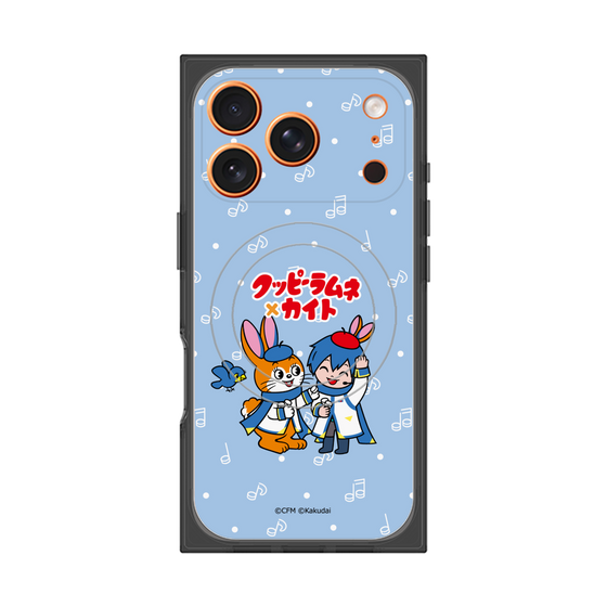 プレミアムスクエアケース with MagSafe［ 初音ミク×クッピーラムネ - KAITO×クッピー - デフォルメイラスト ］